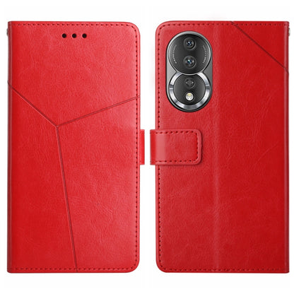 HT01 Y-shaped Pattern Flip Leather Phone Case, For Honor 80, For Honor 80 Pro, For Honor 80 SE, For Motorola Moto G Play 2023
