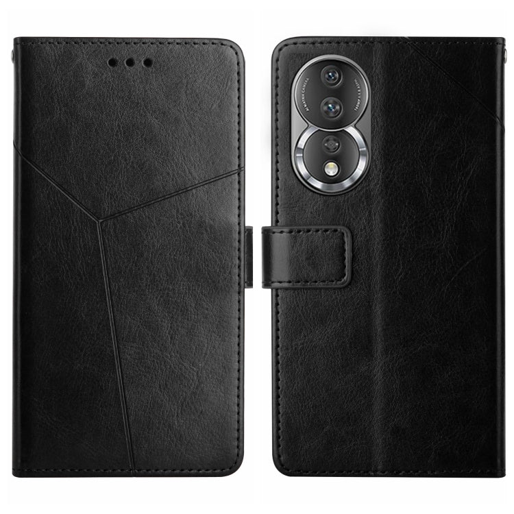 HT01 Y-shaped Pattern Flip Leather Phone Case, For Honor 80, For Honor 80 Pro, For Honor 80 SE, For Motorola Moto G Play 2023
