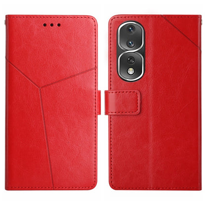HT01 Y-shaped Pattern Flip Leather Phone Case, For Honor 80, For Honor 80 Pro, For Honor 80 SE, For Motorola Moto G Play 2023