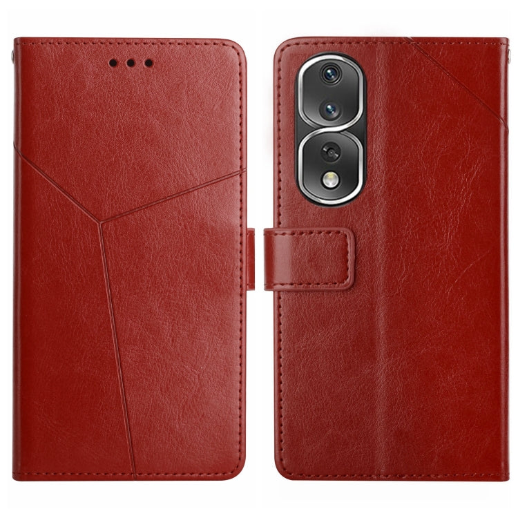 HT01 Y-shaped Pattern Flip Leather Phone Case, For Honor 80, For Honor 80 Pro, For Honor 80 SE, For Motorola Moto G Play 2023