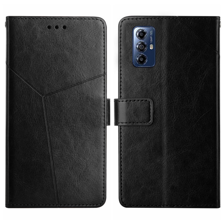 HT01 Y-shaped Pattern Flip Leather Phone Case, For Honor 80, For Honor 80 Pro, For Honor 80 SE, For Motorola Moto G Play 2023