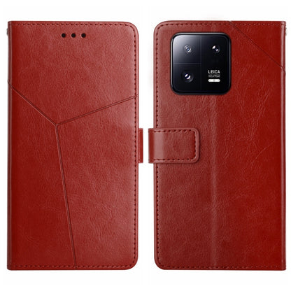 HT01 Y-shaped Pattern Flip Leather Phone Case, For Xiaomi 13 Pro, For Samsung Galaxy A34 5G