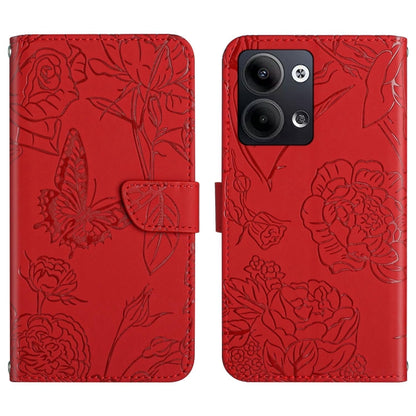 HT03 Skin Feel Butterfly Embossed Flip Leather Phone Case, For Nokia X30, For OPPO Reno9 / Reno9 Pro, For OPPO Reno9 Pro+, For Xiaomi 13