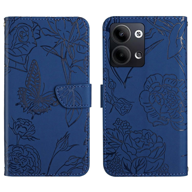 HT03 Skin Feel Butterfly Embossed Flip Leather Phone Case, For Nokia X30, For OPPO Reno9 / Reno9 Pro, For OPPO Reno9 Pro+, For Xiaomi 13