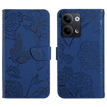 HT03 Skin Feel Butterfly Embossed Flip Leather Phone Case, For Nokia X30, For OPPO Reno9 / Reno9 Pro, For OPPO Reno9 Pro+, For Xiaomi 13