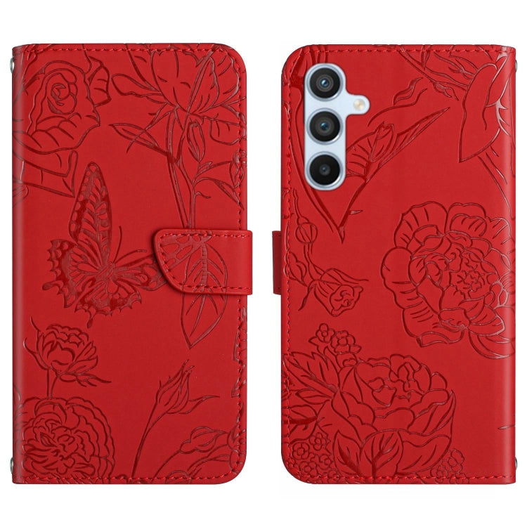 HT03 Skin Feel Butterfly Embossed Flip Leather Phone Case, For Xiaomi 13 Pro, For Samsung Galaxy A34 5G