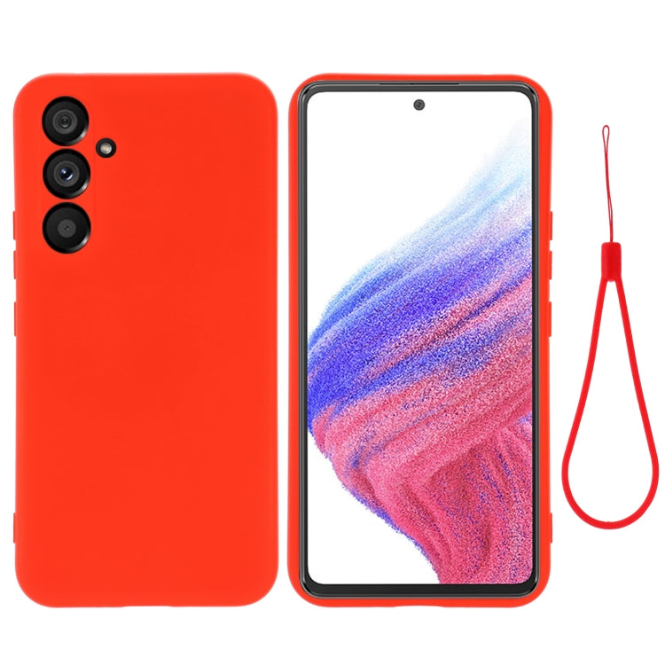 Solid Color Liquid Silicone Dropproof Full Coverage Phone Case, For Samsung Galaxy S24 5G, For Samsung Galaxy A54 5G