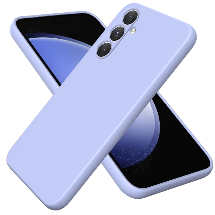 Solid Color Liquid Silicone Dropproof Full Coverage Phone Case, For Samsung Galaxy S24+ 5G, For Samsung Galaxy S24 5G, For Samsung Galaxy A54 5G