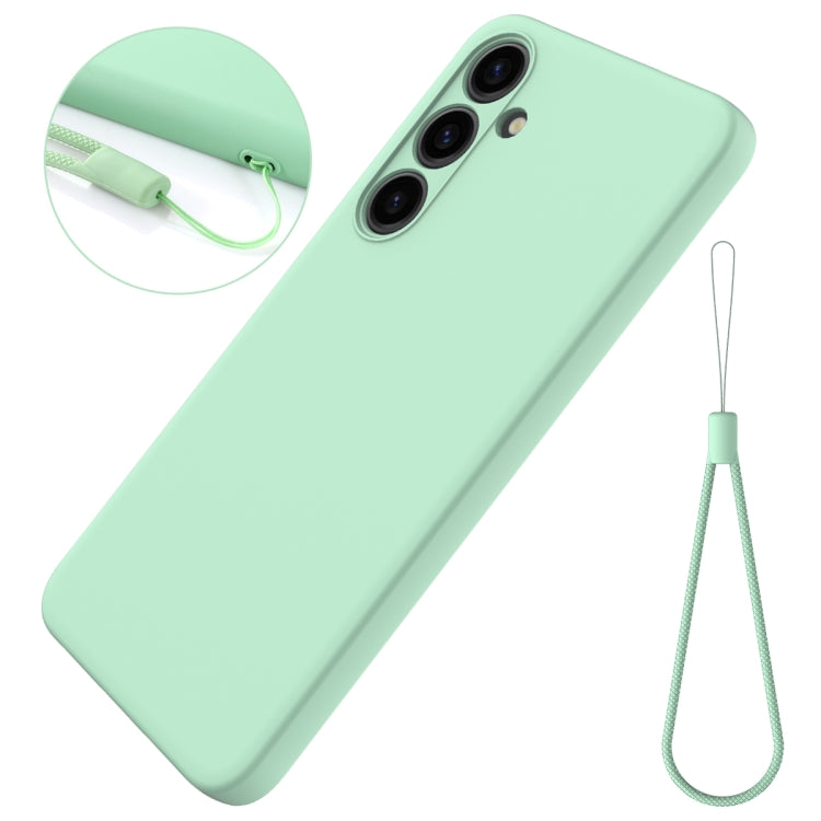 Solid Color Liquid Silicone Dropproof Full Coverage Phone Case, For Samsung Galaxy S24 5G, For Samsung Galaxy A54 5G