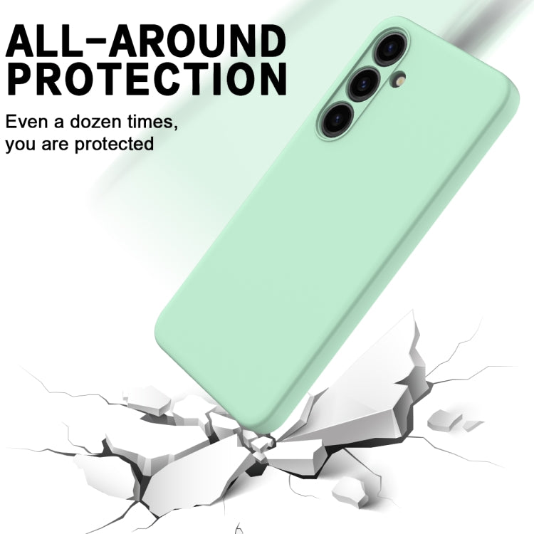 Solid Color Liquid Silicone Dropproof Full Coverage Phone Case, For Samsung Galaxy S24 5G, For Samsung Galaxy A54 5G