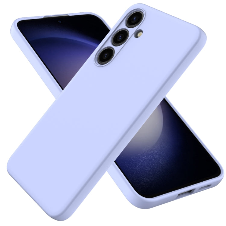 Solid Color Liquid Silicone Dropproof Full Coverage Phone Case, For Samsung Galaxy S24 5G, For Samsung Galaxy A54 5G