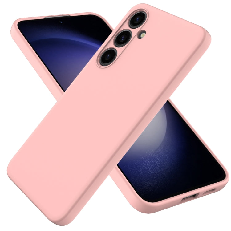 Solid Color Liquid Silicone Dropproof Full Coverage Phone Case, For Samsung Galaxy S24+ 5G, For Samsung Galaxy S24 5G, For Samsung Galaxy A54 5G