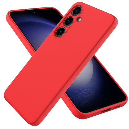 Solid Color Liquid Silicone Dropproof Full Coverage Phone Case, For Samsung Galaxy S24+ 5G, For Samsung Galaxy S24 5G, For Samsung Galaxy A54 5G