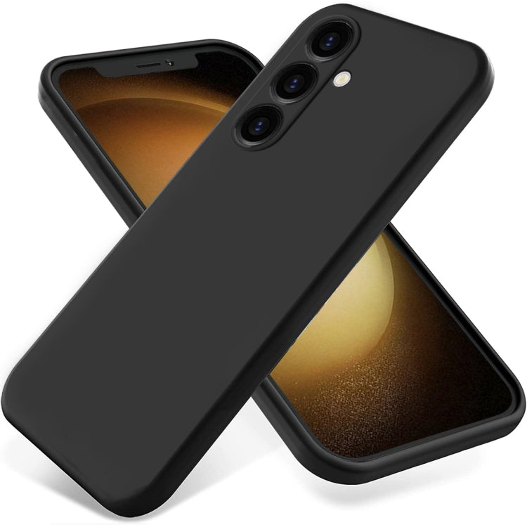 Solid Color Liquid Silicone Dropproof Full Coverage Phone Case, For Samsung Galaxy S25+ 5G, For Samsung Galaxy S25 Ultra, For Samsung Galaxy S24 FE 5G, For Samsung Galaxy S24 Ultra 5G