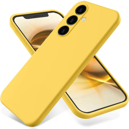 Solid Color Liquid Silicone Dropproof Full Coverage Phone Case, For Samsung Galaxy S25+ 5G, For Samsung Galaxy S25 Ultra, For Samsung Galaxy S24 FE 5G, For Samsung Galaxy S24 Ultra 5G