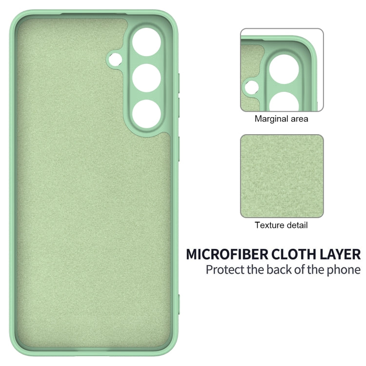 Solid Color Liquid Silicone Dropproof Full Coverage Phone Case, For Samsung Galaxy S25+ 5G, For Samsung Galaxy S25 Ultra, For Samsung Galaxy S24 FE 5G, For Samsung Galaxy S24 Ultra 5G