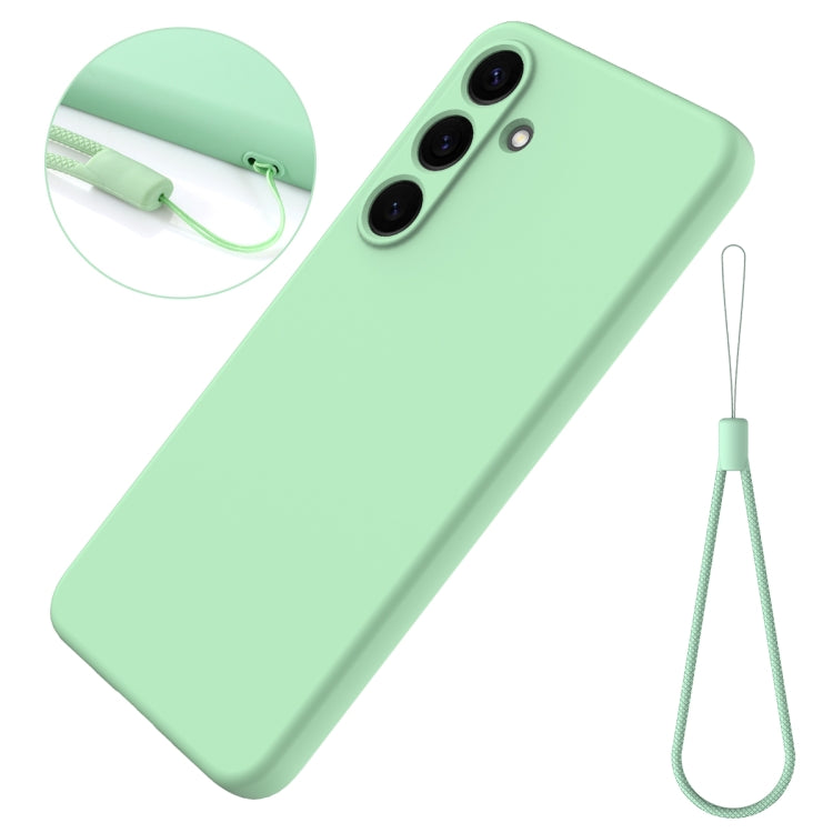 Solid Color Liquid Silicone Dropproof Full Coverage Phone Case, For Samsung Galaxy S25+ 5G, For Samsung Galaxy S25 Ultra, For Samsung Galaxy S24 FE 5G, For Samsung Galaxy S24 Ultra 5G