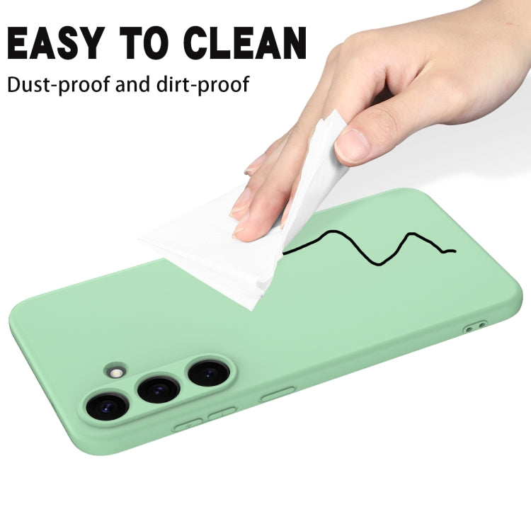 Solid Color Liquid Silicone Dropproof Full Coverage Phone Case, For Samsung Galaxy S25+ 5G, For Samsung Galaxy S25 Ultra, For Samsung Galaxy S24 FE 5G, For Samsung Galaxy S24 Ultra 5G