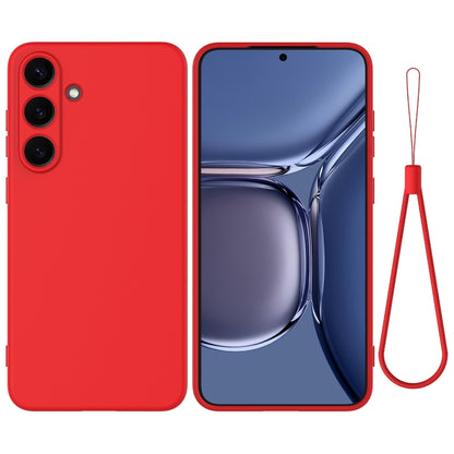 Solid Color Liquid Silicone Dropproof Full Coverage Phone Case, For Samsung Galaxy S25+ 5G, For Samsung Galaxy S25 Ultra, For Samsung Galaxy S24 FE 5G, For Samsung Galaxy S24 Ultra 5G