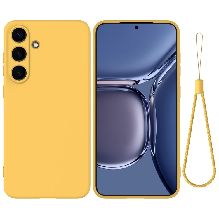 Solid Color Liquid Silicone Dropproof Full Coverage Phone Case, For Samsung Galaxy S25+ 5G, For Samsung Galaxy S25 Ultra, For Samsung Galaxy S24 FE 5G, For Samsung Galaxy S24 Ultra 5G