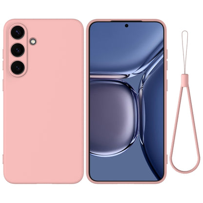Solid Color Liquid Silicone Dropproof Full Coverage Phone Case, For Samsung Galaxy S25+ 5G, For Samsung Galaxy S25 Ultra, For Samsung Galaxy S24 FE 5G, For Samsung Galaxy S24 Ultra 5G