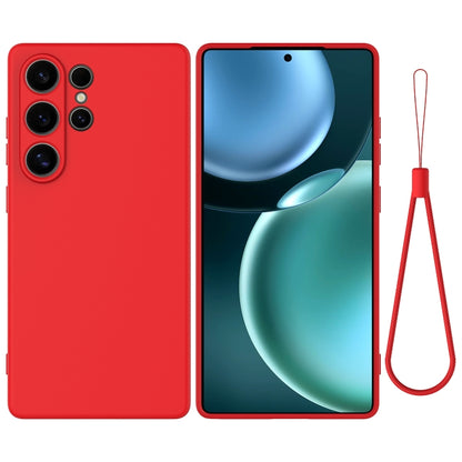 Solid Color Liquid Silicone Dropproof Full Coverage Phone Case, For Samsung Galaxy S25 Ultra, For Samsung Galaxy S24 FE 5G, For Samsung Galaxy S24 Ultra 5G, For Samsung Galaxy S24+ 5G