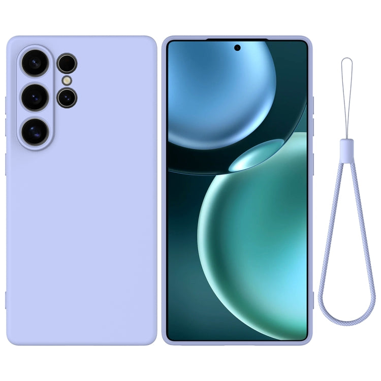 Solid Color Liquid Silicone Dropproof Full Coverage Phone Case, For Samsung Galaxy S25+ 5G, For Samsung Galaxy S25 Ultra, For Samsung Galaxy S24 FE 5G, For Samsung Galaxy S24 Ultra 5G