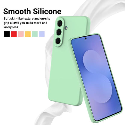 Solid Color Liquid Silicone Dropproof Full Coverage Phone Case, For Galaxy S26 FE 5G, For Samsung Galaxy S26+ 5G, For Samsung Galaxy S26 Egde 5G, For Samsung Galaxy S26 Ultra 5G