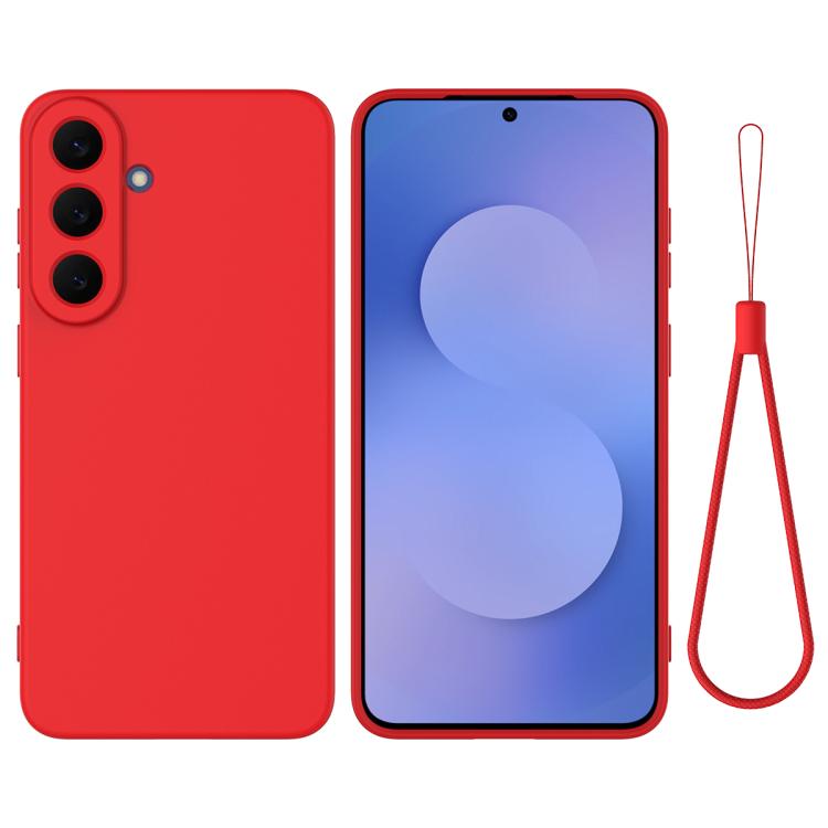 Solid Color Liquid Silicone Dropproof Full Coverage Phone Case, For Galaxy S26 FE 5G, For Samsung Galaxy S26+ 5G, For Samsung Galaxy S26 Egde 5G, For Samsung Galaxy S26 Ultra 5G