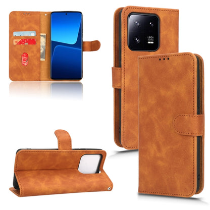 Skin Feel Magnetic Flip Leather Phone Case, For Google Pixel 7a, For Blackview BV7200, For Motorola Moto X40 Pro, For Xiaomi 13 Pro
