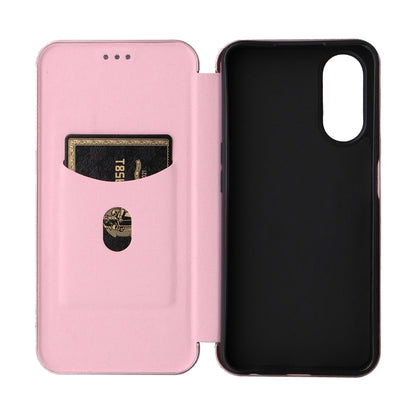 Carbon Fiber Texture Flip Leather Phone Case, For OPPO A58 5G, For Realme 10 4G, For Realme 10 Pro, For Realme GT Neo 3T / GT Neo2 5G