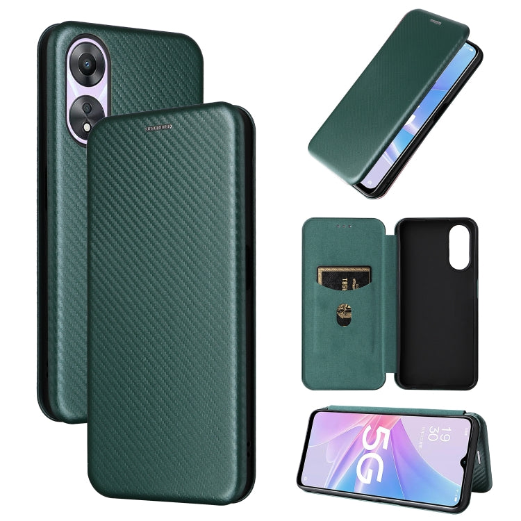 Carbon Fiber Texture Flip Leather Phone Case, For OPPO A58 5G, For Realme 10 4G, For Realme 10 Pro, For Realme GT Neo 3T / GT Neo2 5G