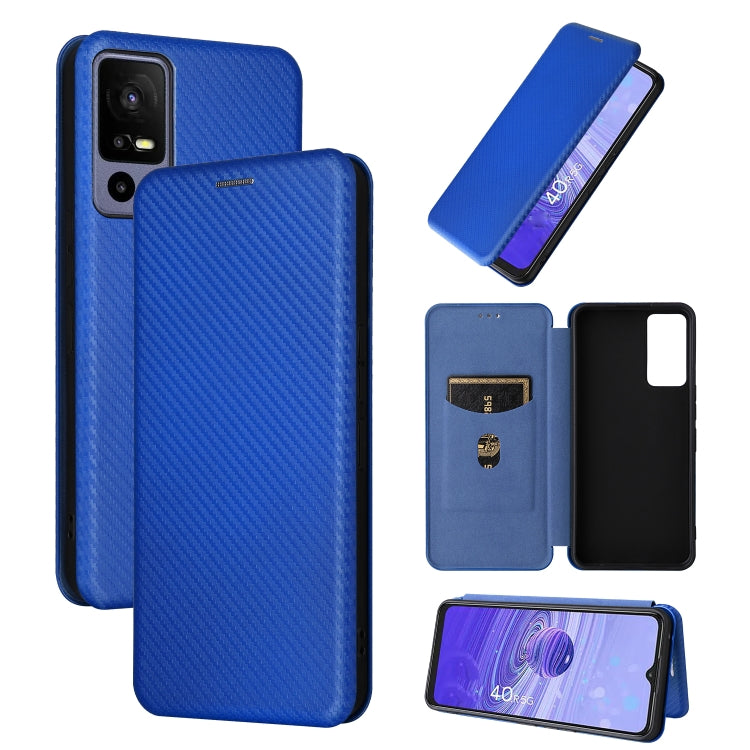 Carbon Fiber Texture Flip Leather Phone Case, For OPPO Reno9 / Reno9 Pro 5G, For TCL 40 R 5G, For TCL 40SE, For TCL 405
