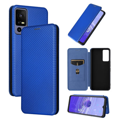 Carbon Fiber Texture Flip Leather Phone Case, For OPPO Reno9 / Reno9 Pro 5G, For TCL 40 R 5G, For TCL 40SE, For TCL 405