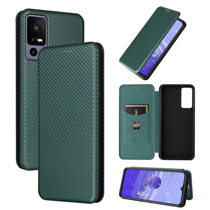 Carbon Fiber Texture Flip Leather Phone Case, For OPPO Reno9 / Reno9 Pro 5G, For TCL 40 R 5G, For TCL 40SE, For TCL 405