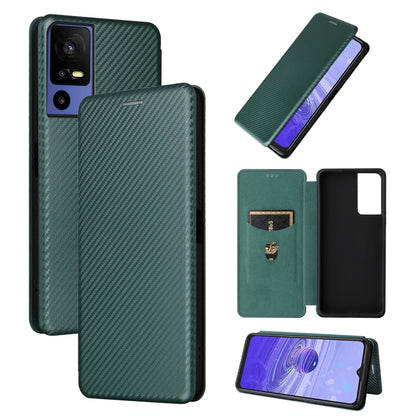 Carbon Fiber Texture Flip Leather Phone Case, For OPPO Reno9 / Reno9 Pro 5G, For TCL 40 R 5G, For TCL 40SE, For TCL 405