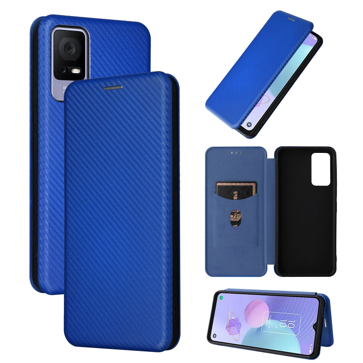 Carbon Fiber Texture Flip Leather Phone Case, For OPPO Reno9 / Reno9 Pro 5G, For TCL 40 R 5G, For TCL 40SE, For TCL 405