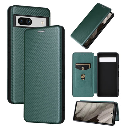 Carbon Fiber Texture Flip Leather Phone Case, For vivo X80 Pro 5G, For vivo X90 Pro+ 5G, For Fujitsu Arrows N F-51C, For Google Pixel 7a