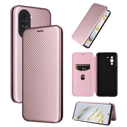 Carbon Fiber Texture Flip Leather Phone Case, For Huawei nova 10, For Ulefone Note 14, For Samsung Galaxy A34 5G, For Samsung Galaxy A54 5G