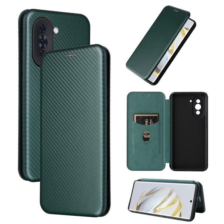 Carbon Fiber Texture Flip Leather Phone Case, For Huawei nova 10, For Ulefone Note 14, For Samsung Galaxy A34 5G, For Samsung Galaxy A54 5G