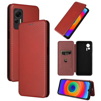 Carbon Fiber Texture Flip Leather Phone Case, For Huawei nova 10, For Ulefone Note 14, For Samsung Galaxy A34 5G, For Samsung Galaxy A54 5G