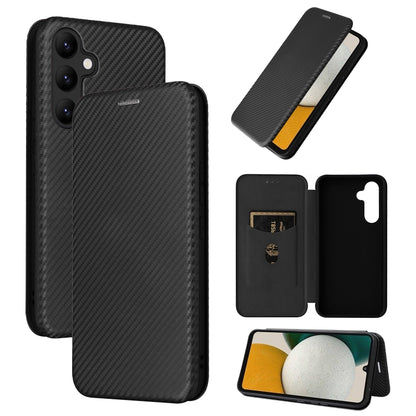 Carbon Fiber Texture Flip Leather Phone Case, For Huawei nova 10, For Ulefone Note 14, For Samsung Galaxy A34 5G, For Samsung Galaxy A54 5G