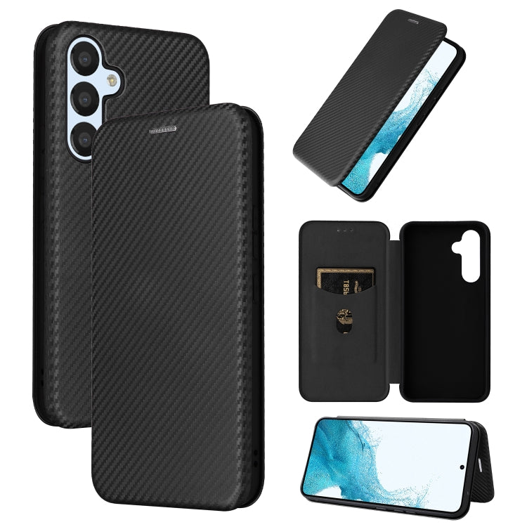 Carbon Fiber Texture Flip Leather Phone Case, For Huawei nova 10, For Ulefone Note 14, For Samsung Galaxy A34 5G, For Samsung Galaxy A54 5G