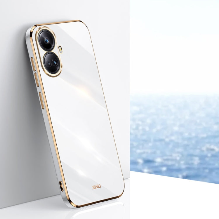 XINLI Straight Edge 6D Electroplate TPU Phone Case, For vivo iQOO 11 5G, For Realme 10 Pro 5G, For Realme 10 Pro+