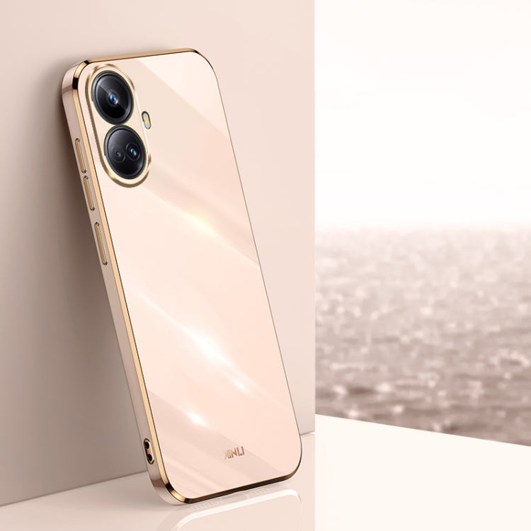 XINLI Straight Edge 6D Electroplate TPU Phone Case, For vivo iQOO 11 5G, For Realme 10 Pro 5G, For Realme 10 Pro+