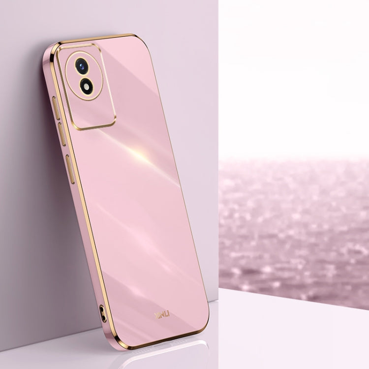 XINLI Straight Edge 6D Electroplate TPU Phone Case, For vivo Y02 4G, For Xiaomi Redmi K60, For Xiaomi Redmi K60E
