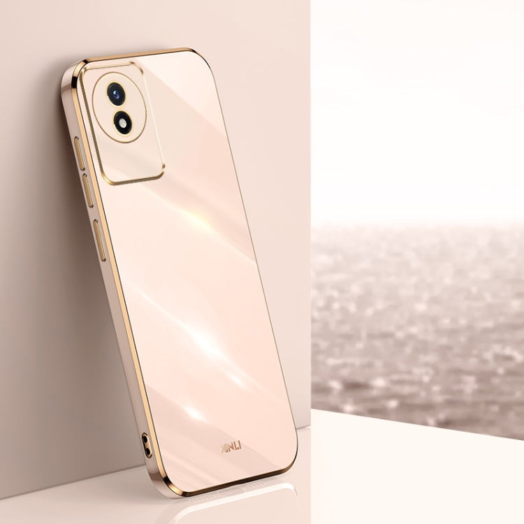 XINLI Straight Edge 6D Electroplate TPU Phone Case, For vivo Y02 4G, For Xiaomi Redmi K60, For Xiaomi Redmi K60E