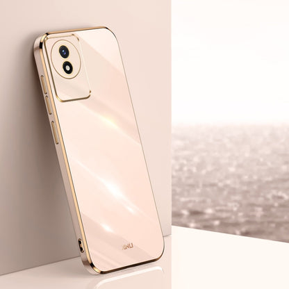 XINLI Straight Edge 6D Electroplate TPU Phone Case, For vivo Y02 4G, For Xiaomi Redmi K60, For Xiaomi Redmi K60E