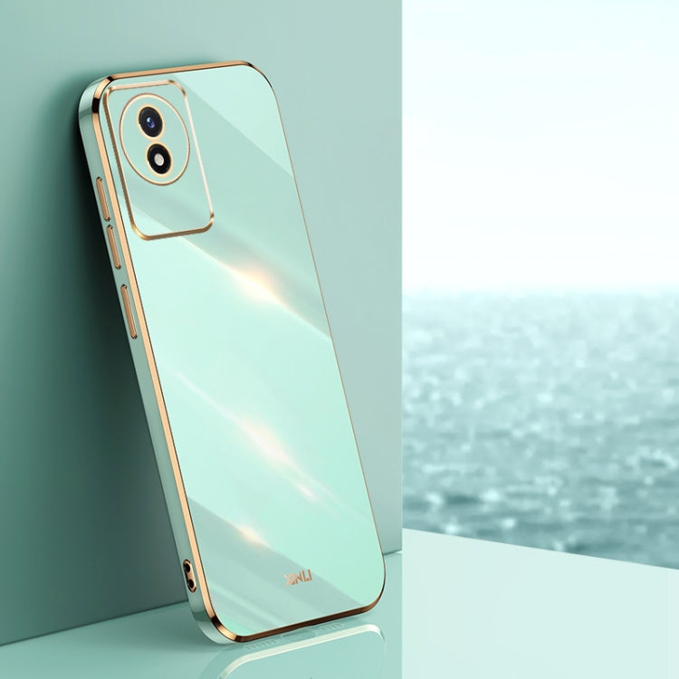 XINLI Straight Edge 6D Electroplate TPU Phone Case, For vivo Y02 4G, For Xiaomi Redmi K60, For Xiaomi Redmi K60E