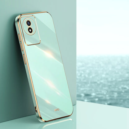 XINLI Straight Edge 6D Electroplate TPU Phone Case, For vivo Y02 4G, For Xiaomi Redmi K60, For Xiaomi Redmi K60E